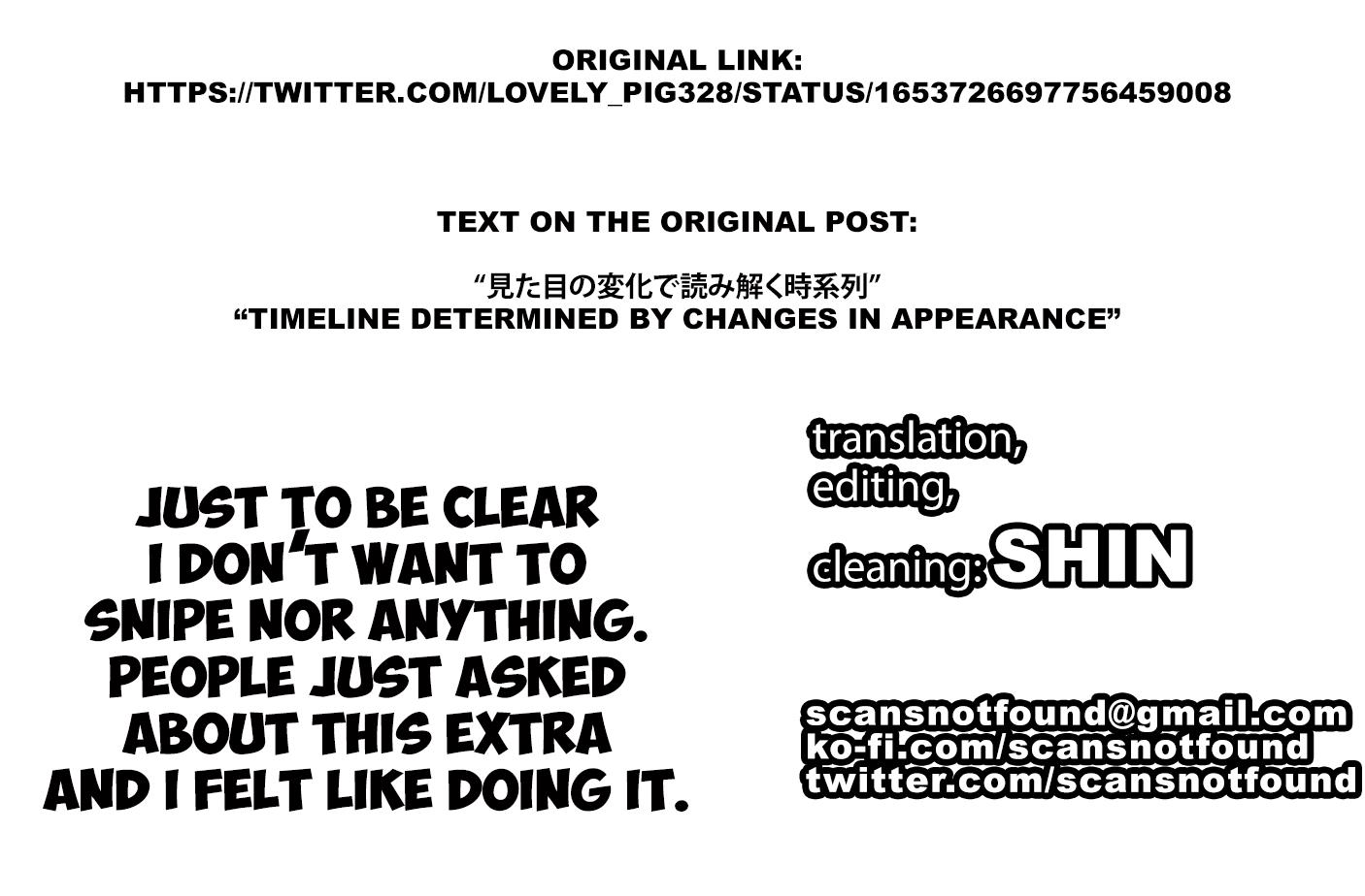 Boku No Kokoro No Yabai Yatsu Vol.9 Chapter 115.2: Twitter Extra - Time Line Determined By Changes In Appearance - Picture 2