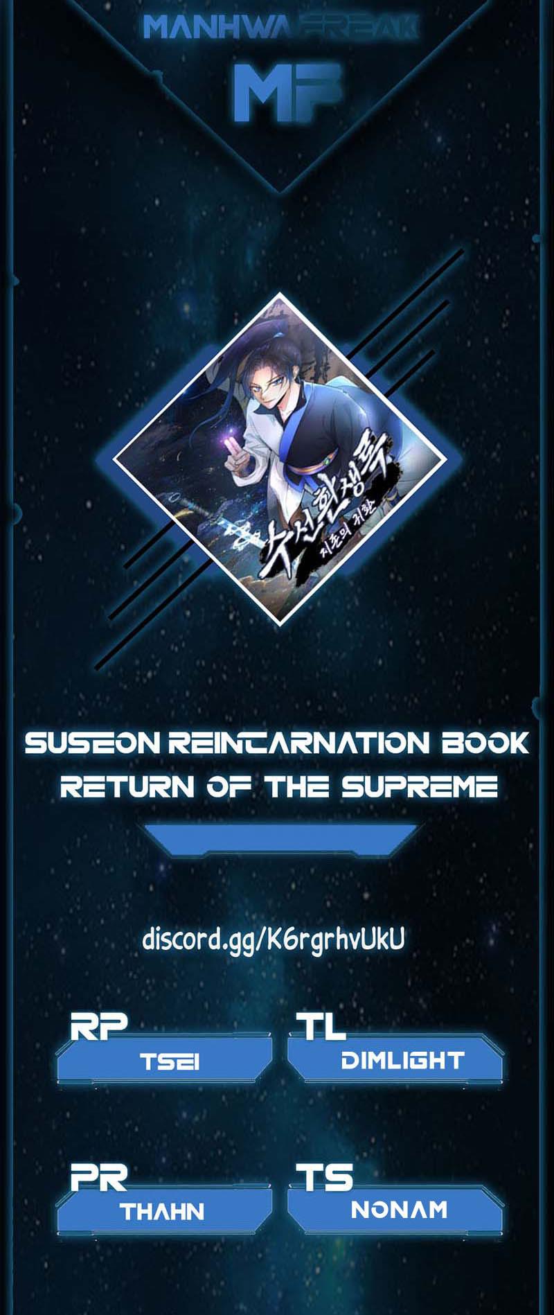 Suseon Reincarnation Book Return Of The Supreme Chapter 20 - Picture 1