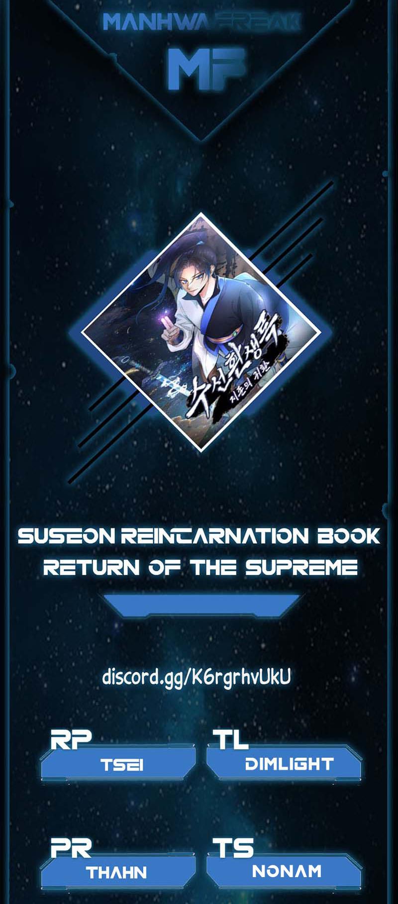 Suseon Reincarnation Book Return Of The Supreme Chapter 19 - Picture 1