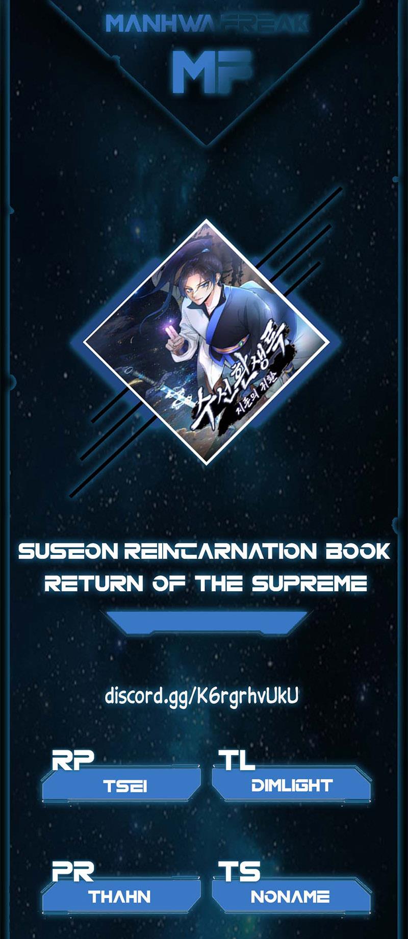 Suseon Reincarnation Book Return Of The Supreme Chapter 18 - Picture 1
