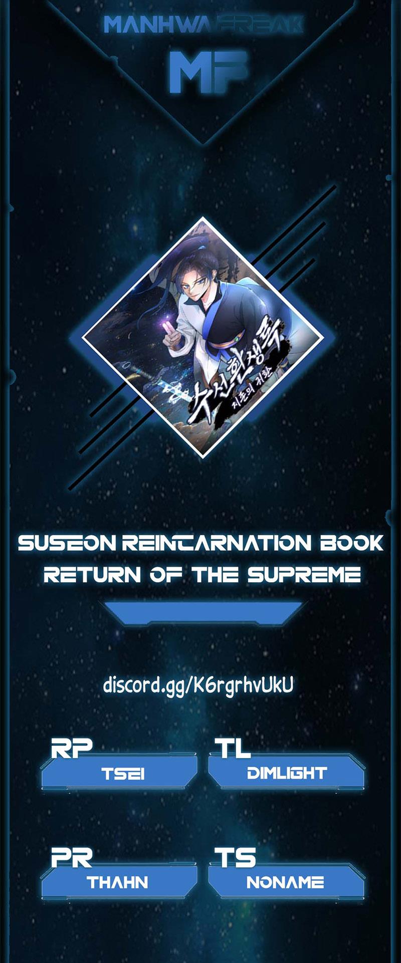 Suseon Reincarnation Book Return Of The Supreme Chapter 17 - Picture 1