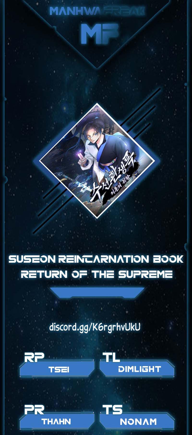 Suseon Reincarnation Book Return Of The Supreme Chapter 15 - Picture 1