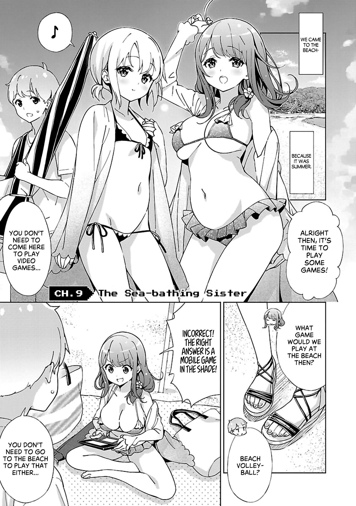 Onee-Chan Wa Game O Suruto Hito Ga Kawaru Onee-Chan Vol.1 Chapter 10: The Sea-Bathing Sister - Picture 1