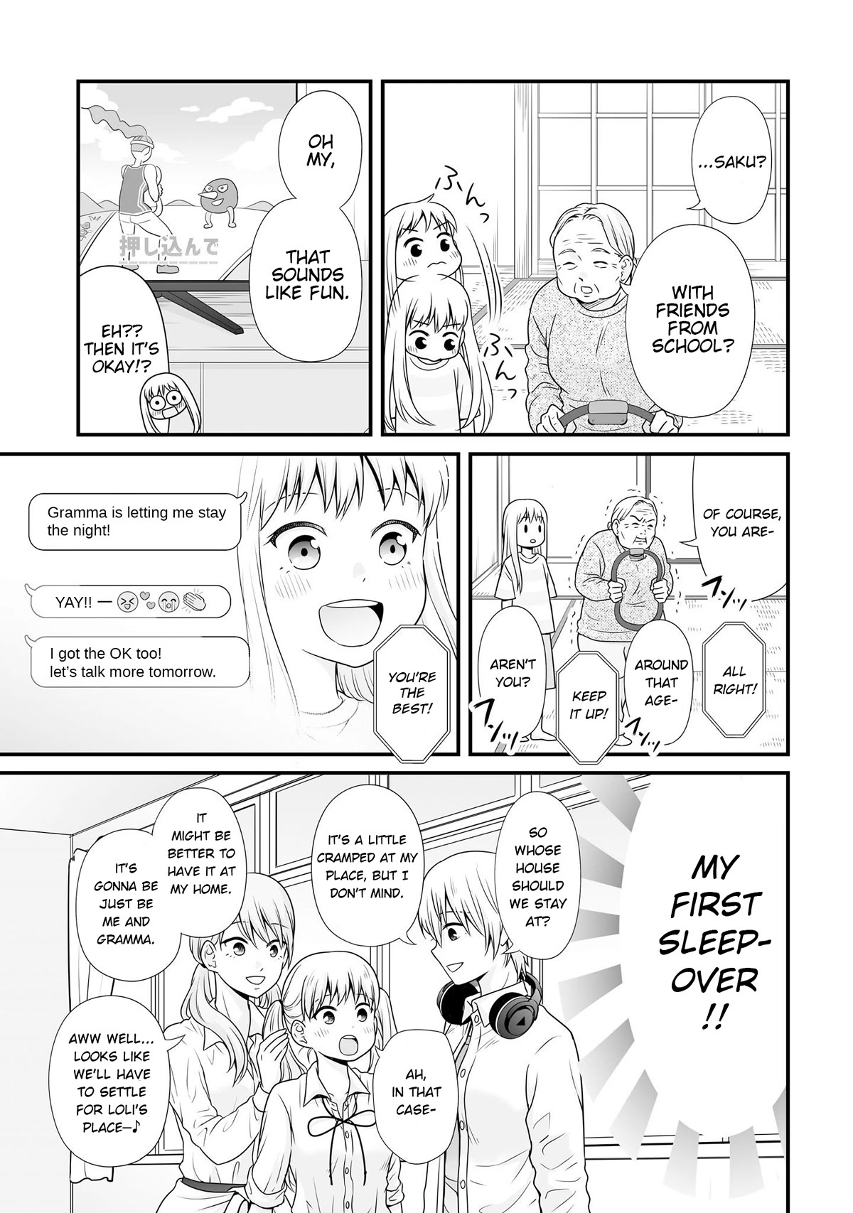 Joshikousei No Muda Zukai Chapter 95: Sleepover - Picture 3