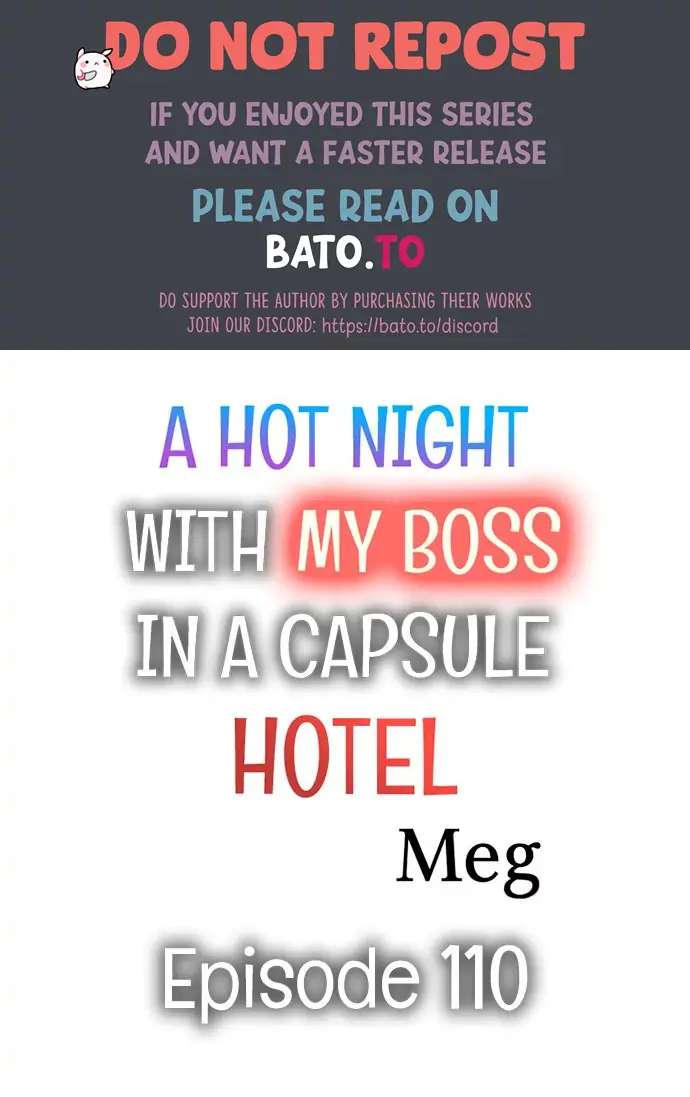 A Hot Night With My Boss In A Capsule Hotel Chapter 110 - Picture 2