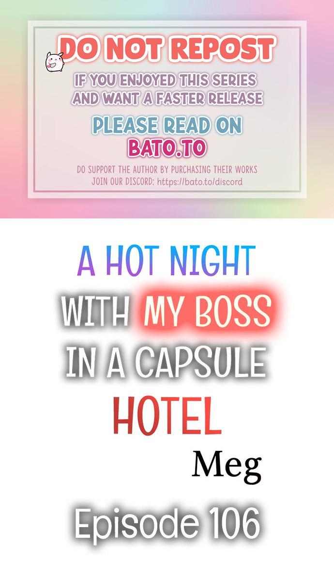 A Hot Night With My Boss In A Capsule Hotel Chapter 106 - Picture 2
