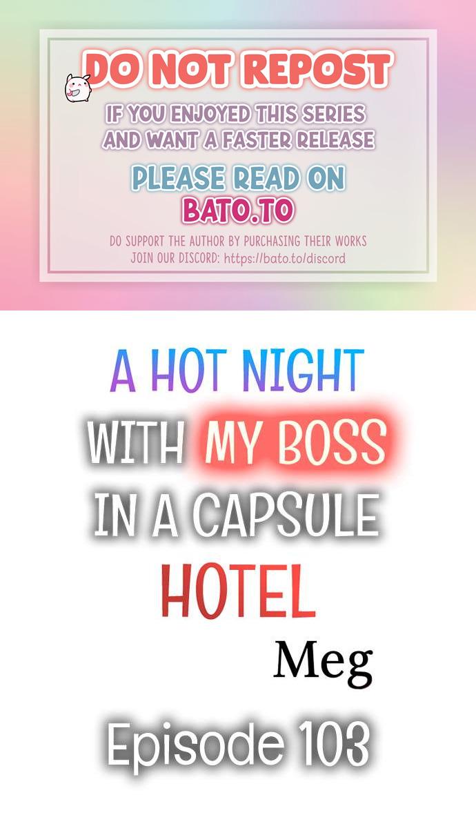 A Hot Night With My Boss In A Capsule Hotel Chapter 103 - Picture 1