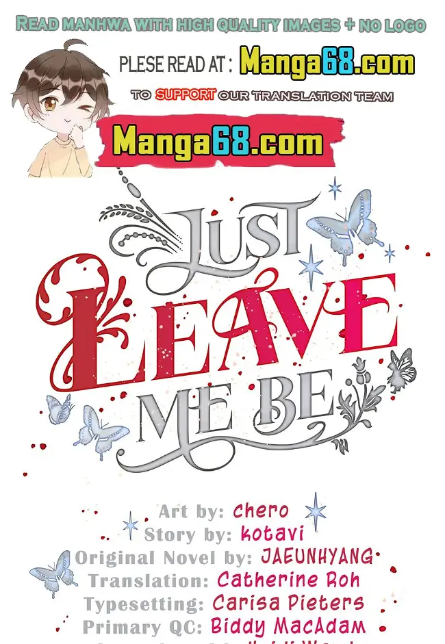 Just Leave Me Be Chapter 105 - Picture 1