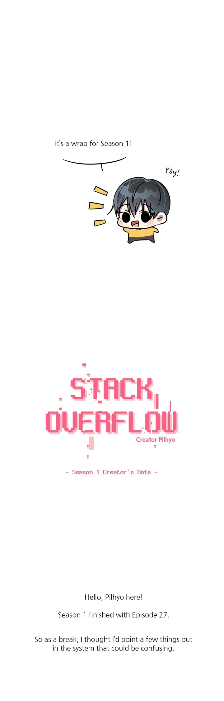 Stack Overflow Epilogue: Season 1 Creator's Note - Picture 1
