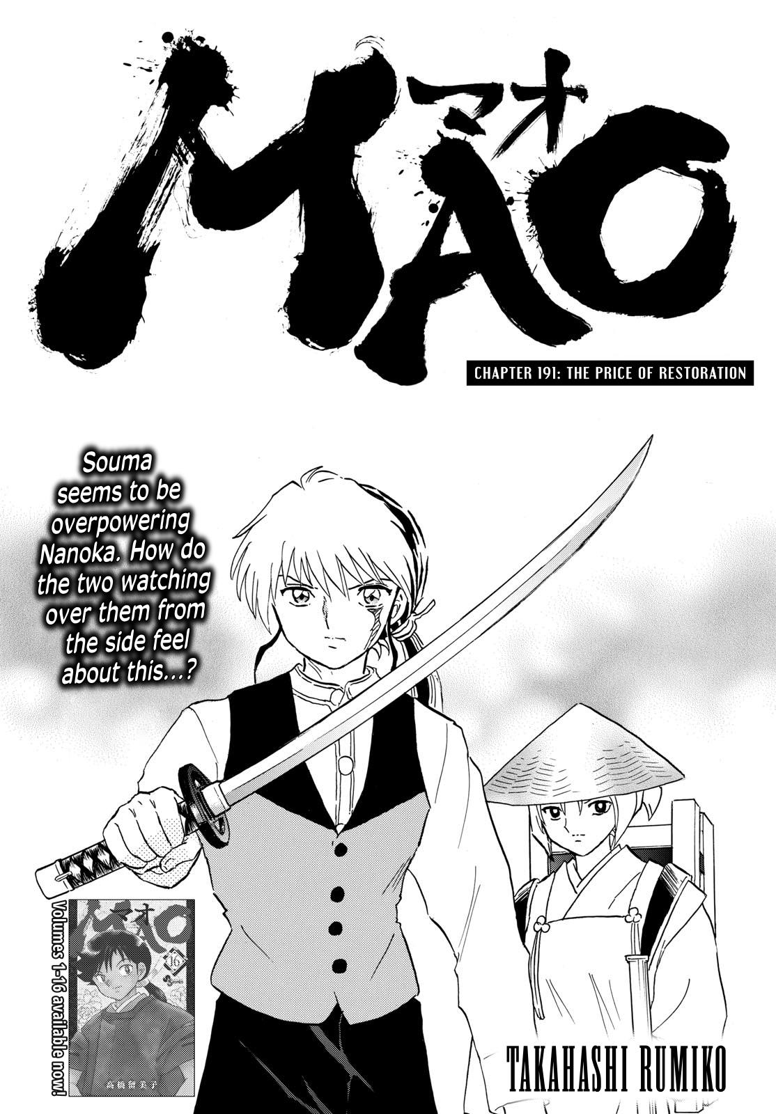 Mao Chapter 191: The Price Of Restoration - Picture 1