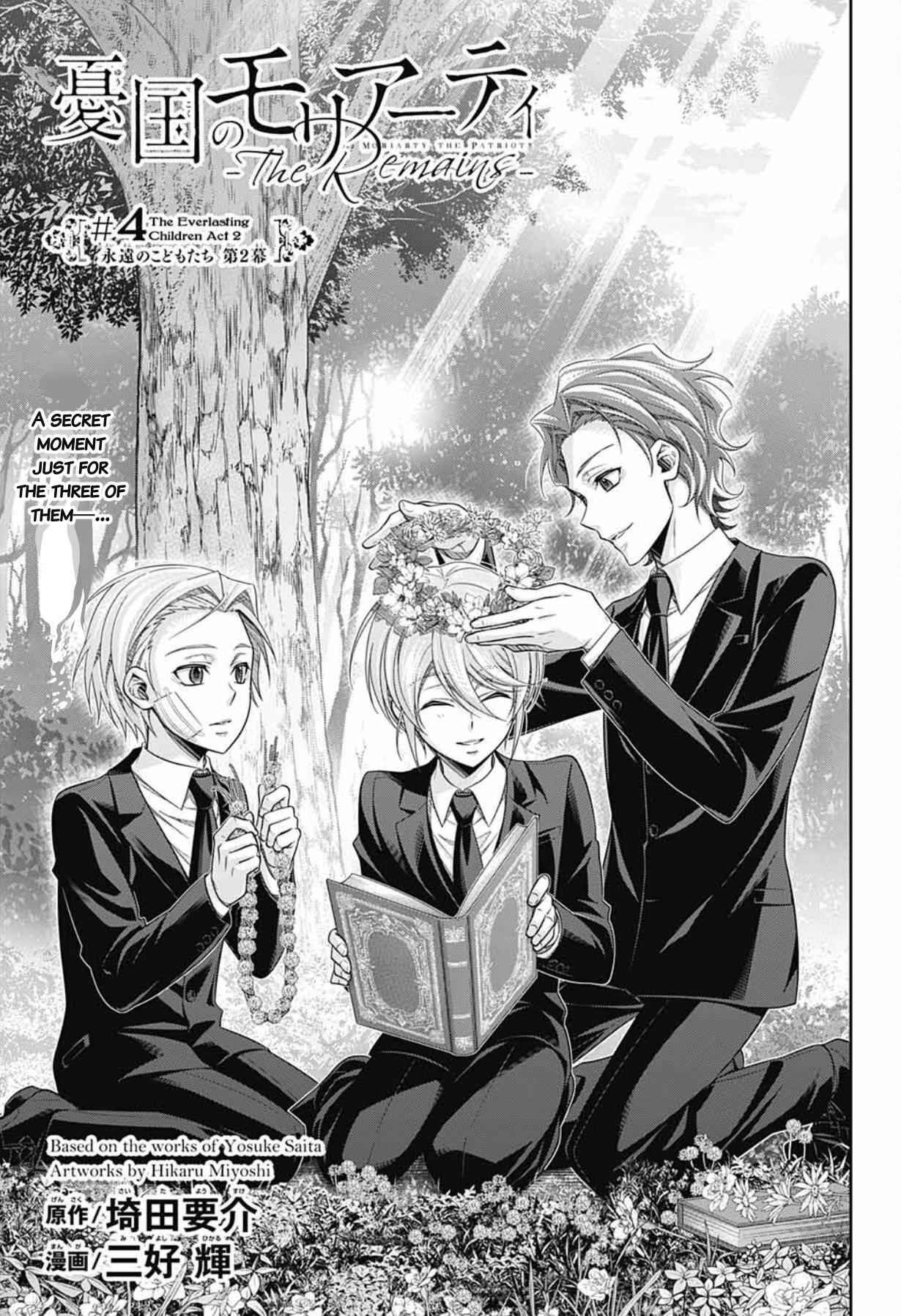 Yuukoku No Moriarty: The Remains Chapter 4: The Everlasting Children, Act 2 - Picture 2
