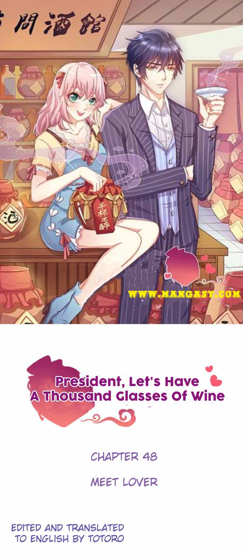 President Let’S Have A Thousand Glasses Of Wine Chapter 48 - Picture 1