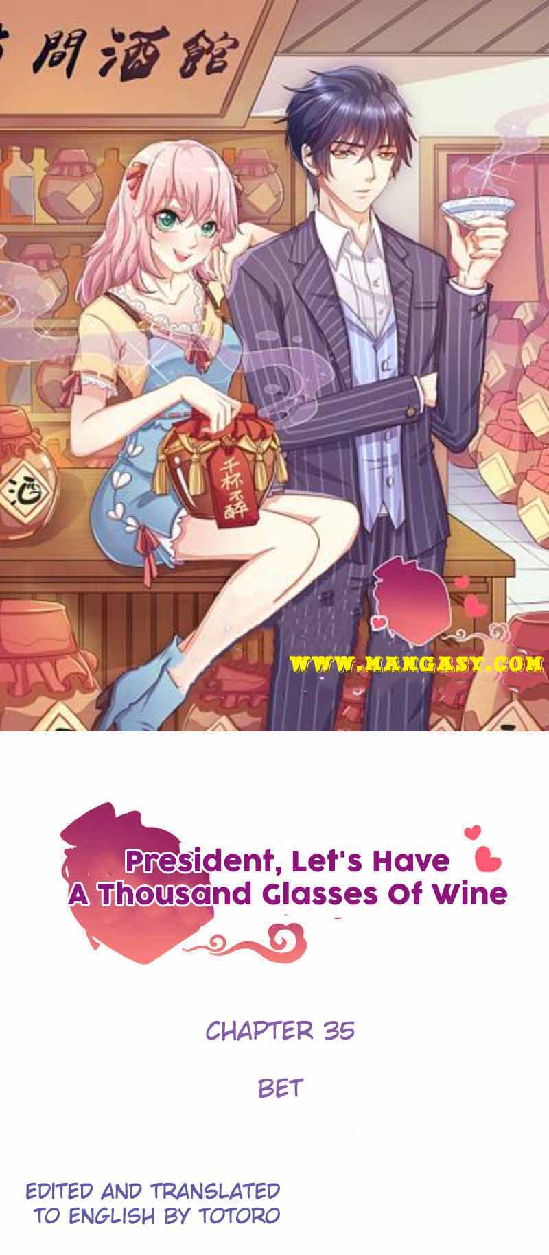President Let’S Have A Thousand Glasses Of Wine Chapter 35 - Picture 2