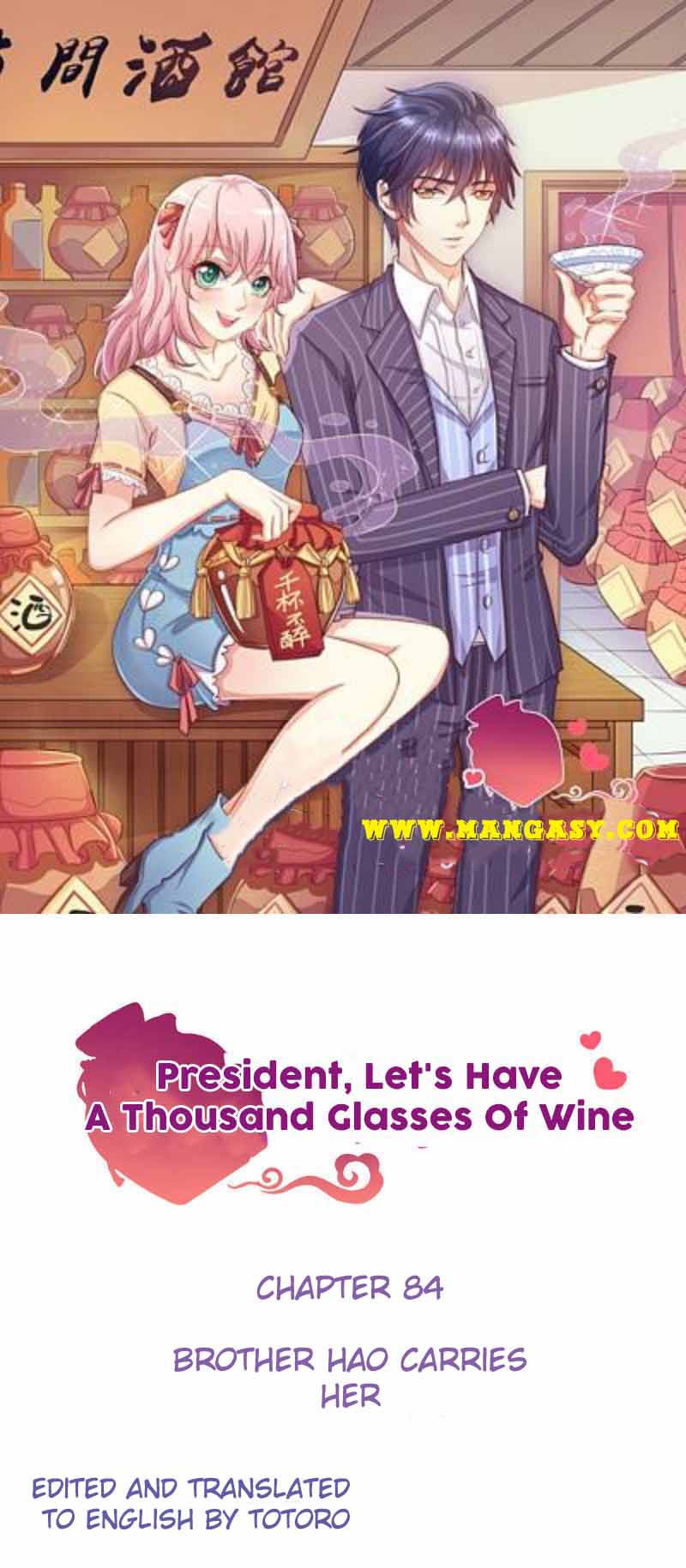 President Let’S Have A Thousand Glasses Of Wine Chapter 84 - Picture 1