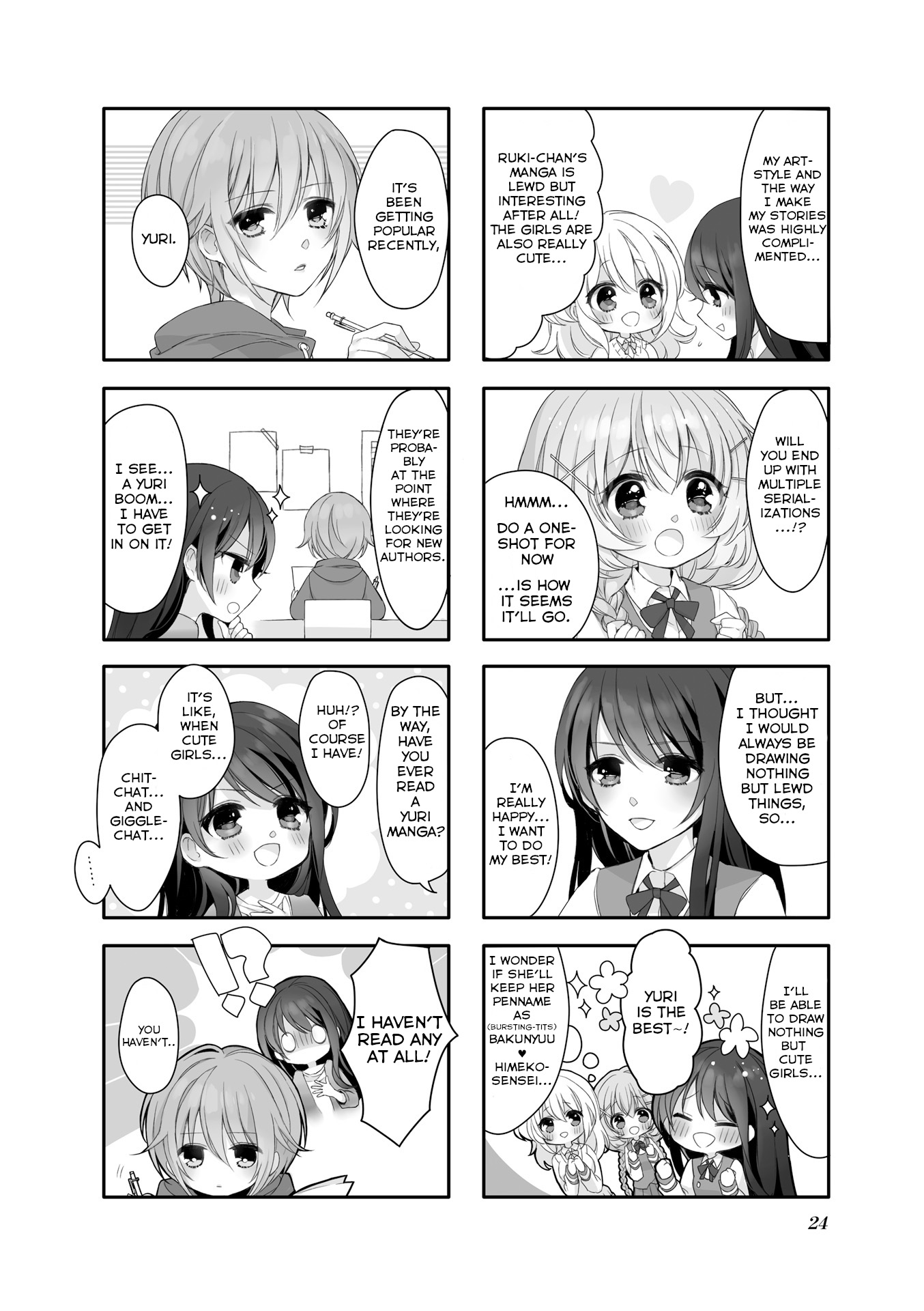 Comic Girls Anthology Vol.1 Chapter 3: Yuri Manga Challenge! - Picture 2