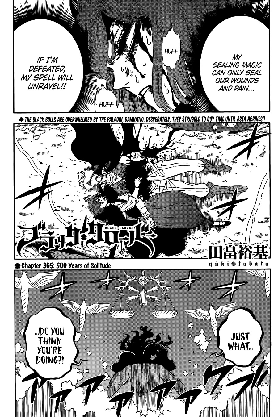 Black Clover Chapter 365: 500 Years Of Solitude - Picture 1