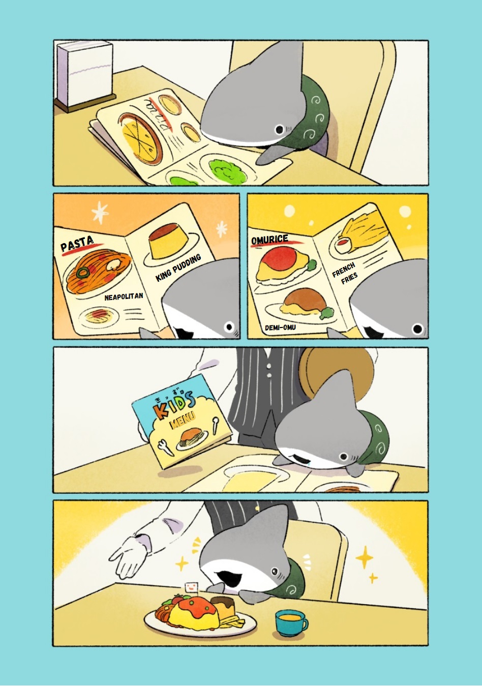 Little Shark's Outings - Page 1