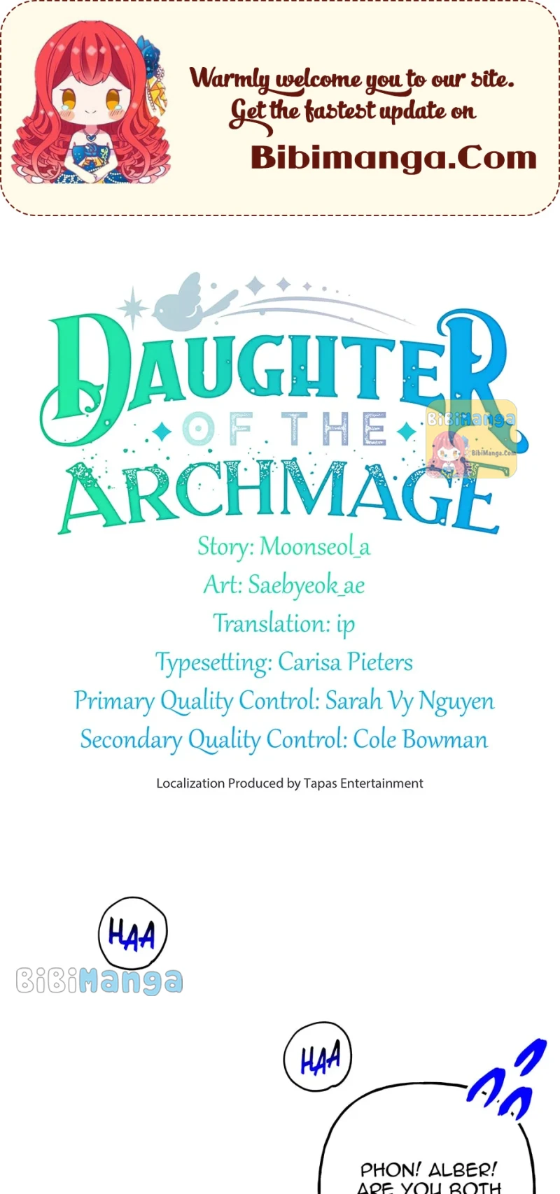 The Archmage's Daughter - Page 1