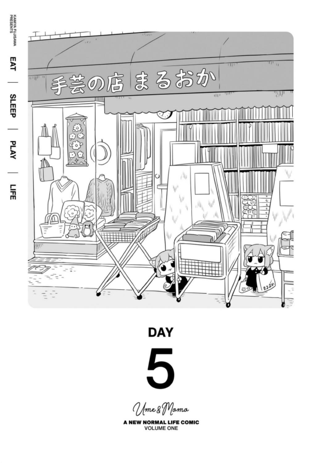 Ume To Momo No Futsuu No Kurashi Vol.1 Chapter 5: Day 5 - Picture 1