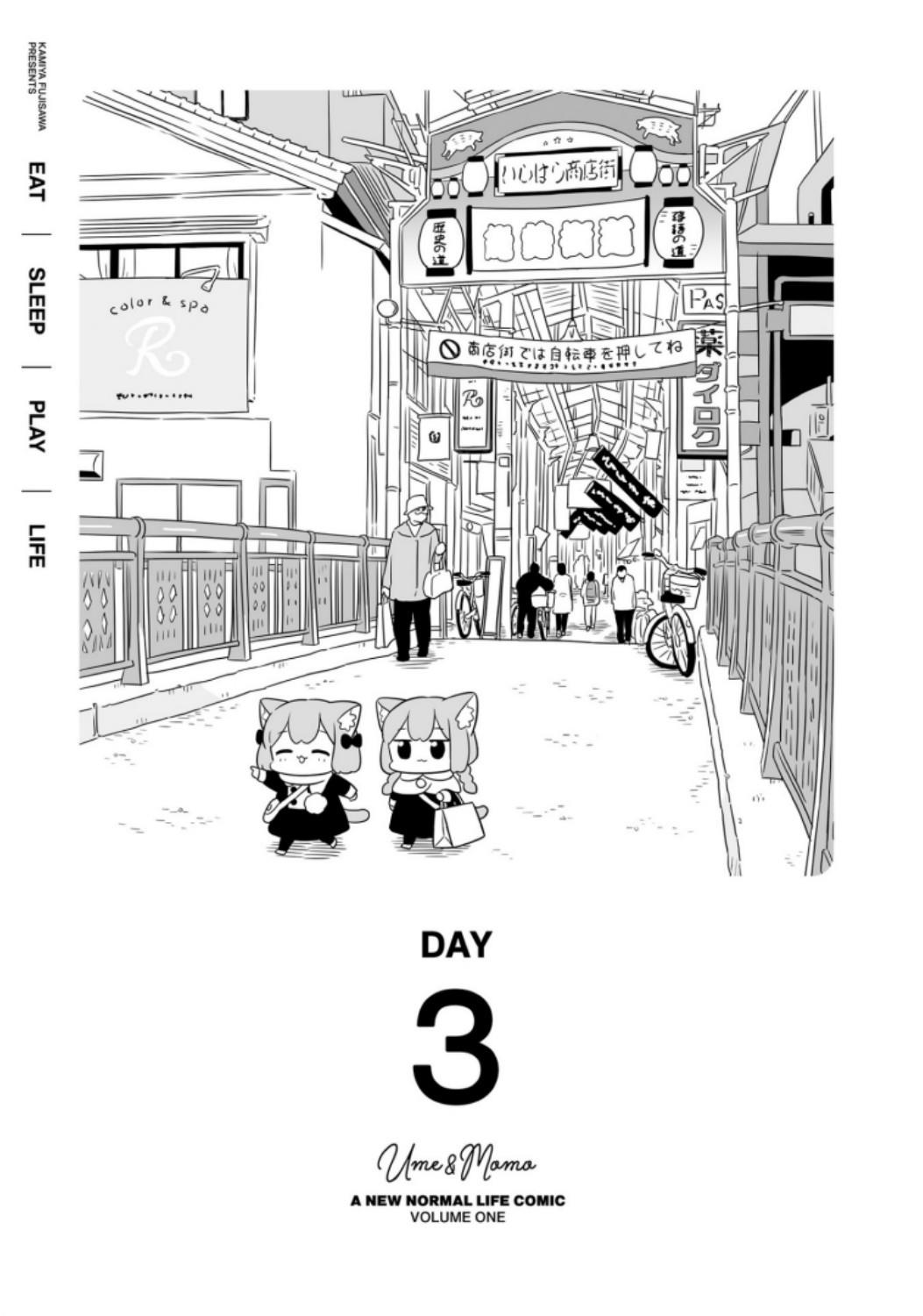 Ume To Momo No Futsuu No Kurashi Vol.1 Chapter 3: Day 3 - Picture 1