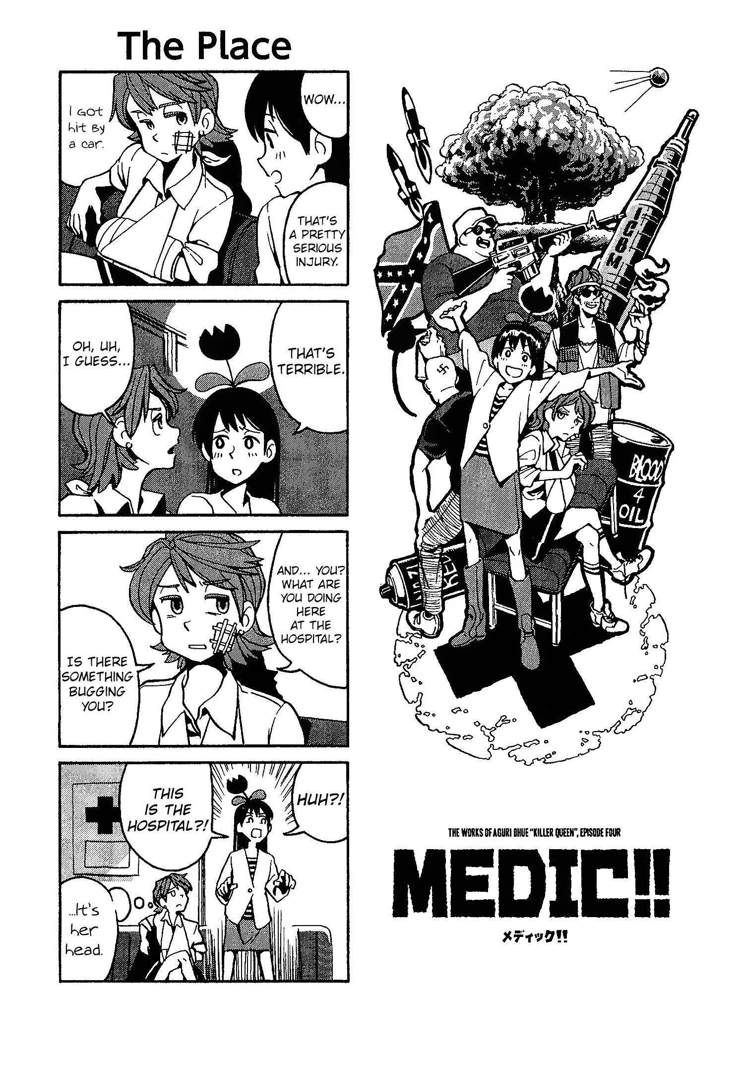 Killer Queen (Ohue Aguri) Chapter 4: Medic!! - Picture 1