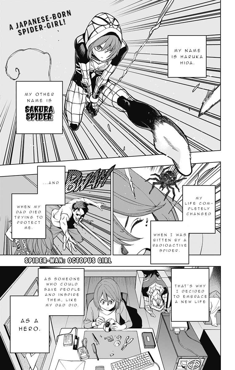 Spider-Man: Octopus Girl Vol.1 Chapter 3: Vs Sakura Spider - Picture 1