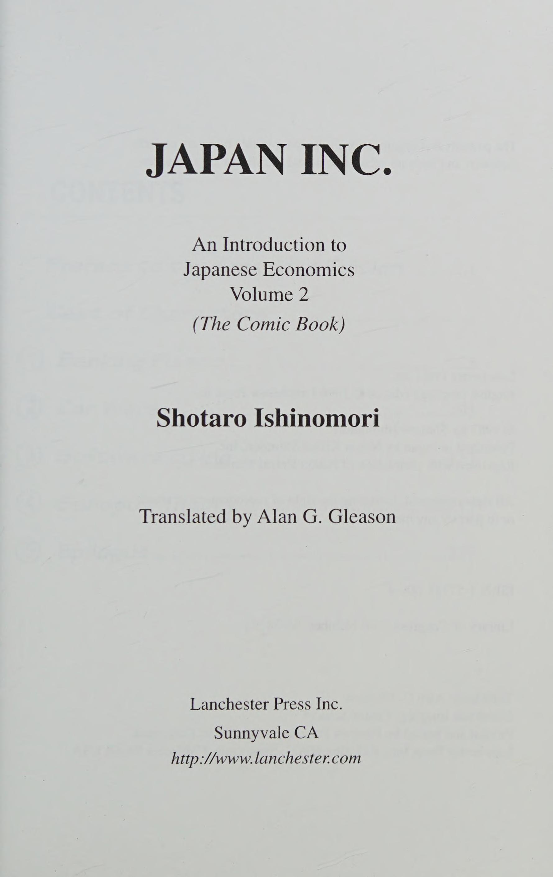 Manga Introduction To The Japanese Economy - Page 3