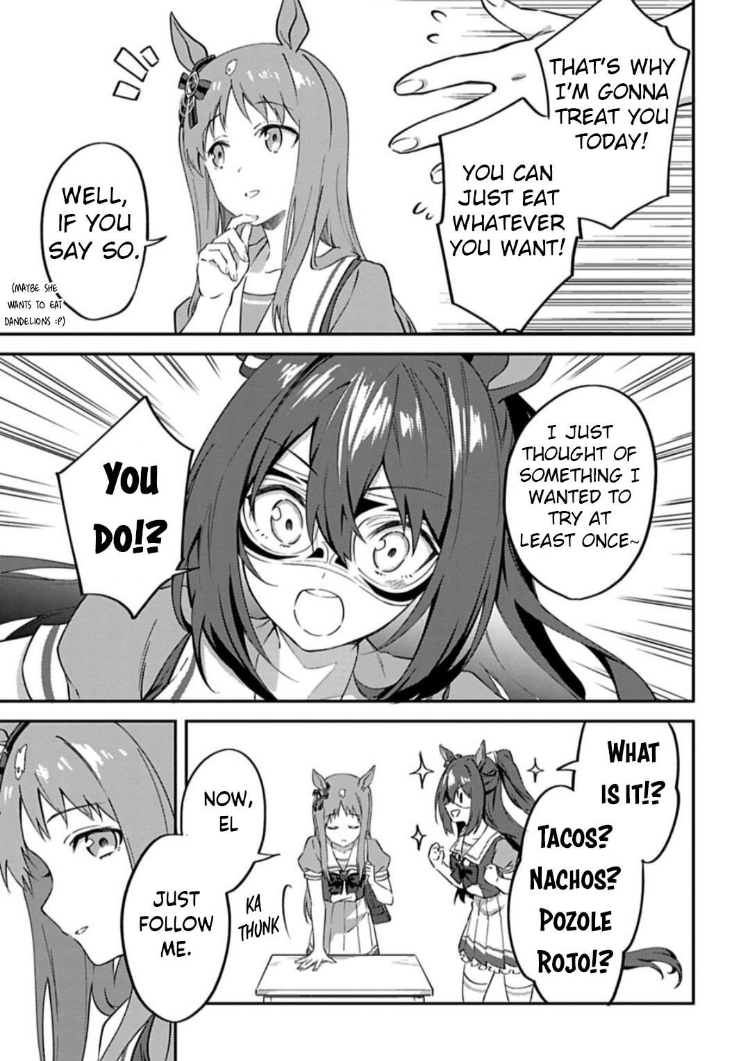 Uma Musume Pretty Derby: Uma Musumeshi Vol.1 Chapter 11: Chapter 11 - Picture 3