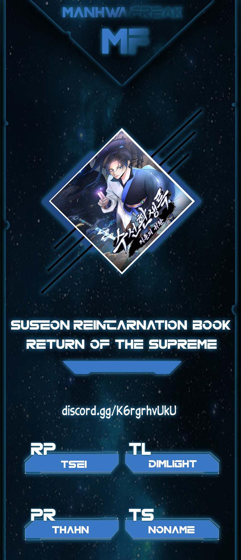 Suseon Reincarnation Book Return Of The Supreme Chapter 26 - Picture 1