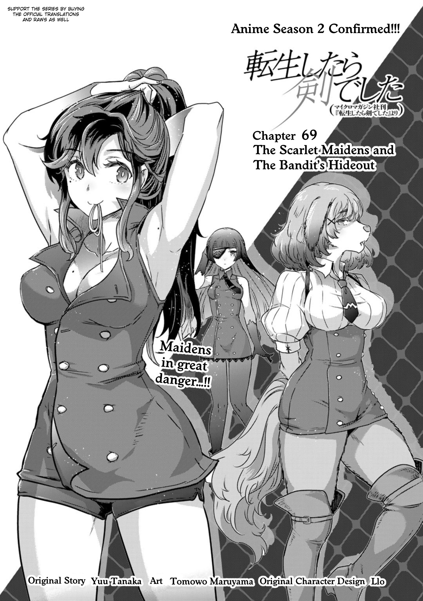 Tensei Shitara Ken Deshita Chapter 69: The Scarlet Maidens And The Bandit's Hideout - Picture 1
