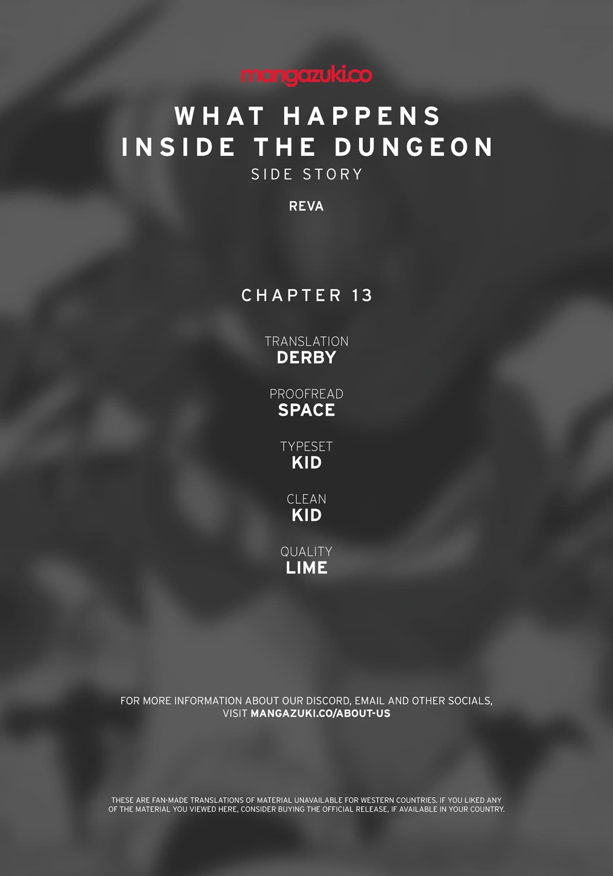 What Happens Inside The Dungeon Chapter 123: Side Story - Chapter 13 - Picture 1