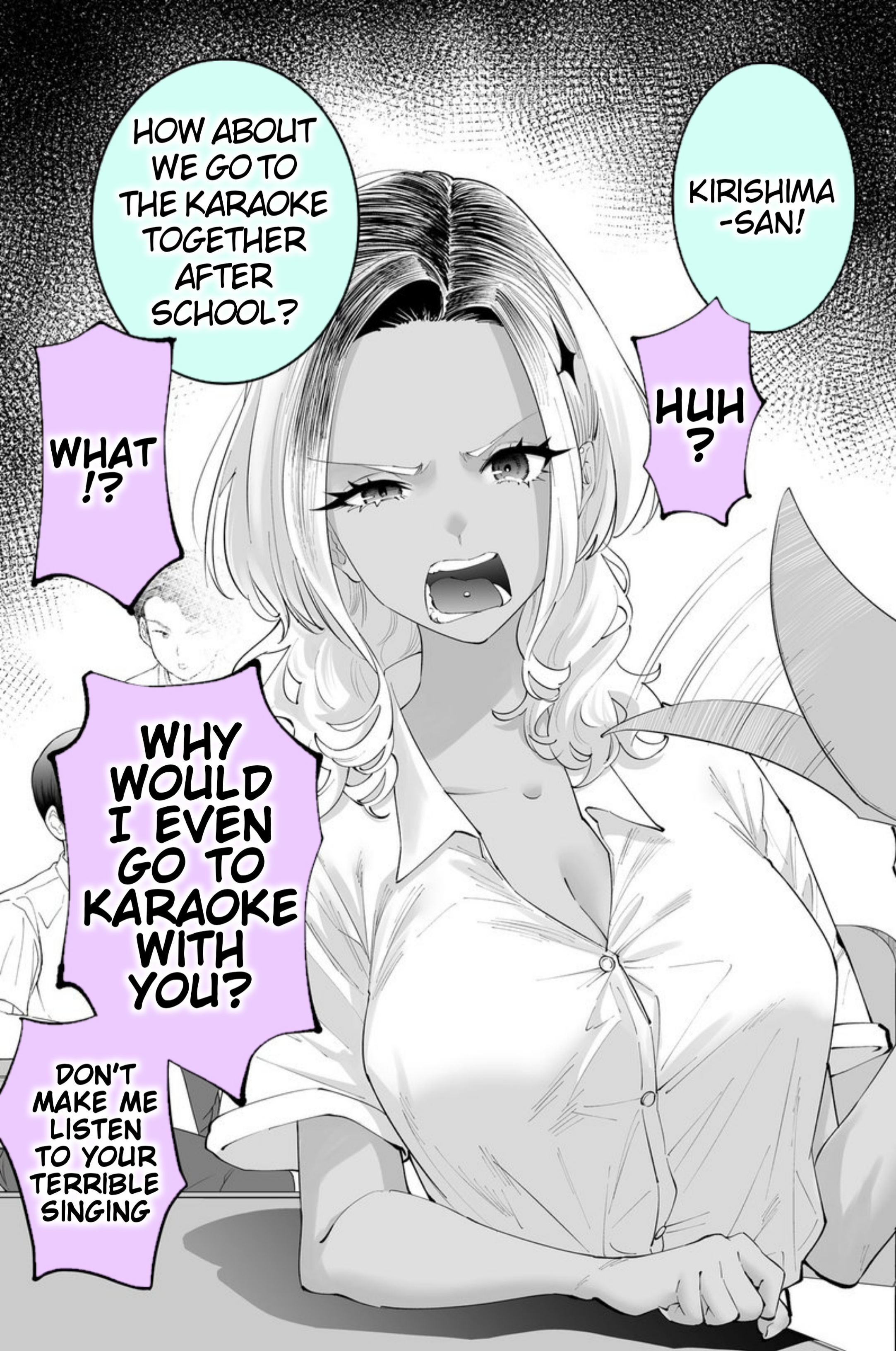 I Tried Asking A Hot-Tempered Gal Out On A Date Chapter 11: I Invited An Angry Gal To Karaoke - Picture 1