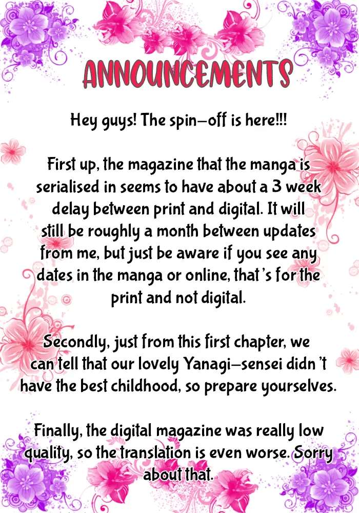 Kiraide Isasete Asanaga-Sensei To Yanagi-Sensei - Page 1