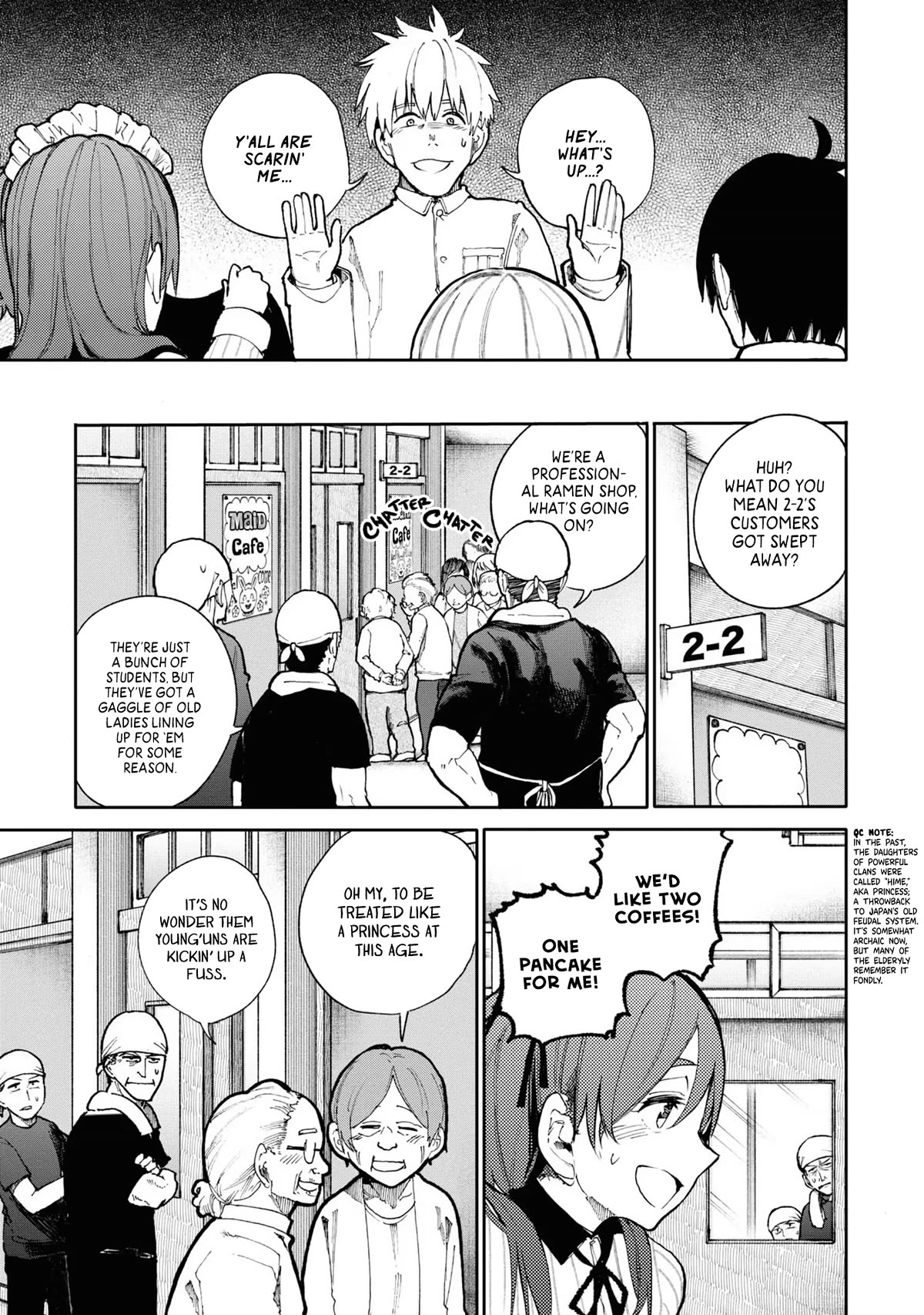 A Story About A Grampa And Granma Returned Back To Their Youth. Chapter 79: Maid Cafe - Picture 3