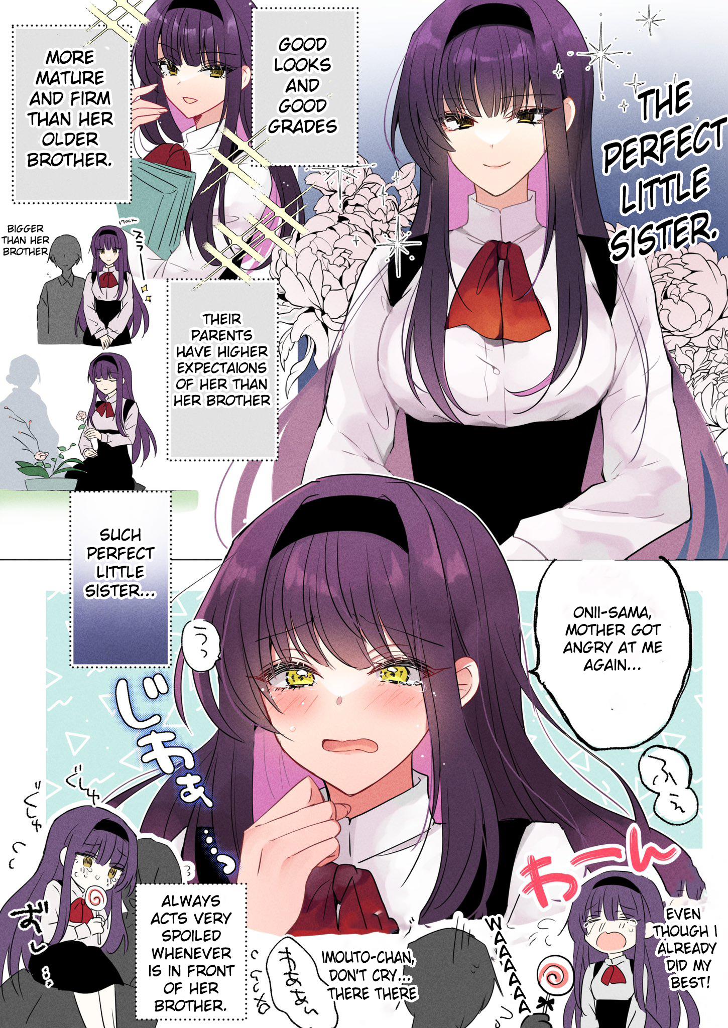 Kanpeki Na Imouto Chapter 1: A Sister Who Is Perfect, But In Front Of Her Brother, She Becomes Like A Girl. - Picture 1