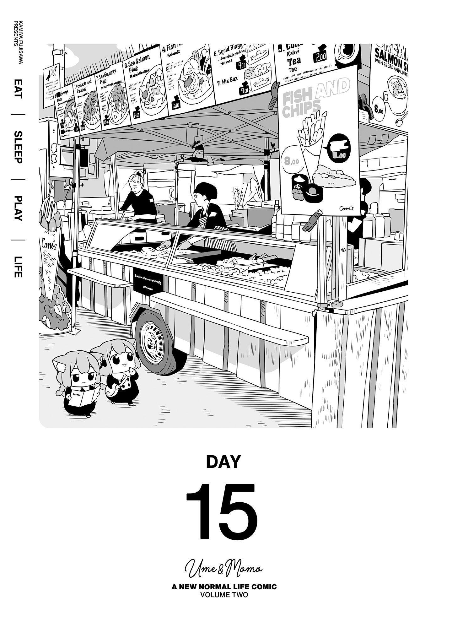 Ume To Momo No Futsuu No Kurashi Vol.2 Chapter 15: Day 15 - Picture 1