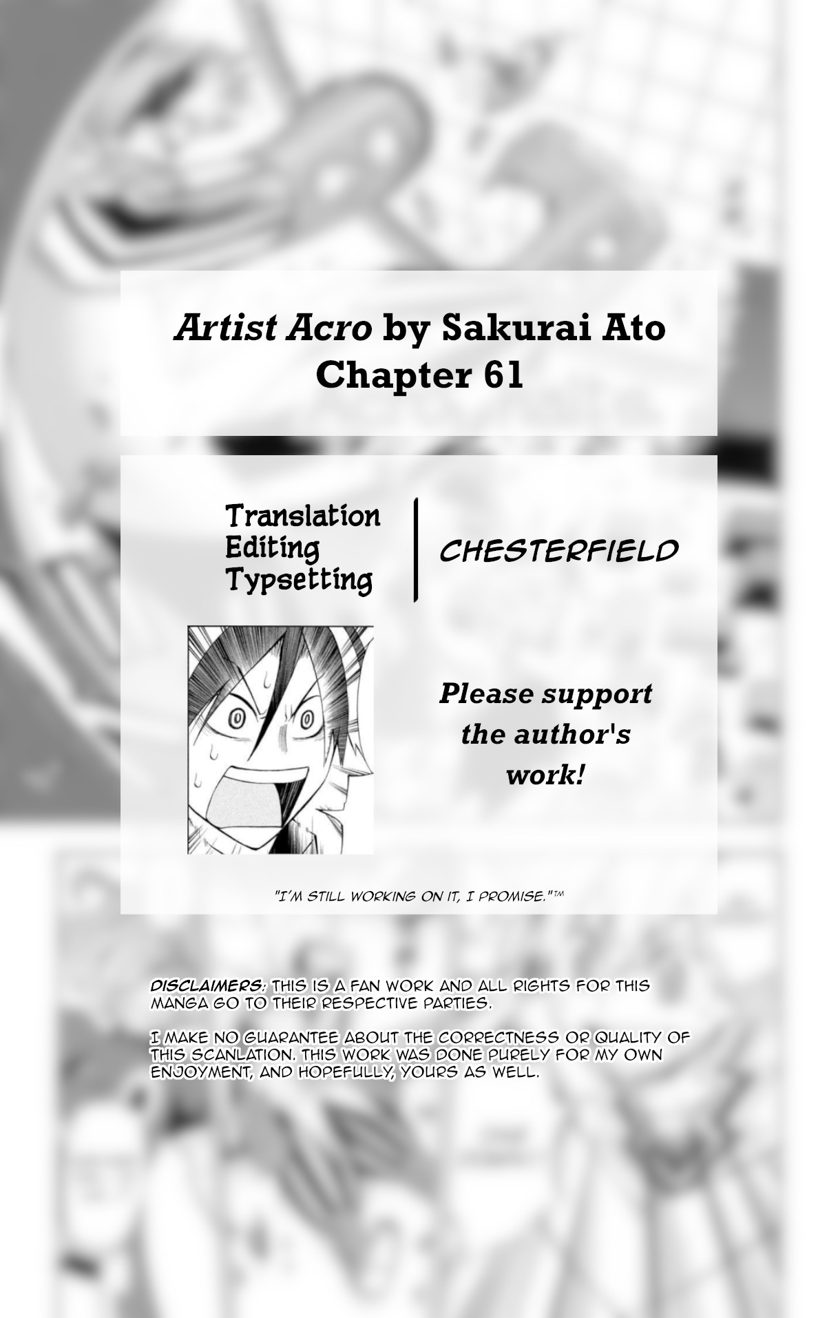 Artist Acro Vol.7 Chapter 61: Acro, Halts - Picture 2