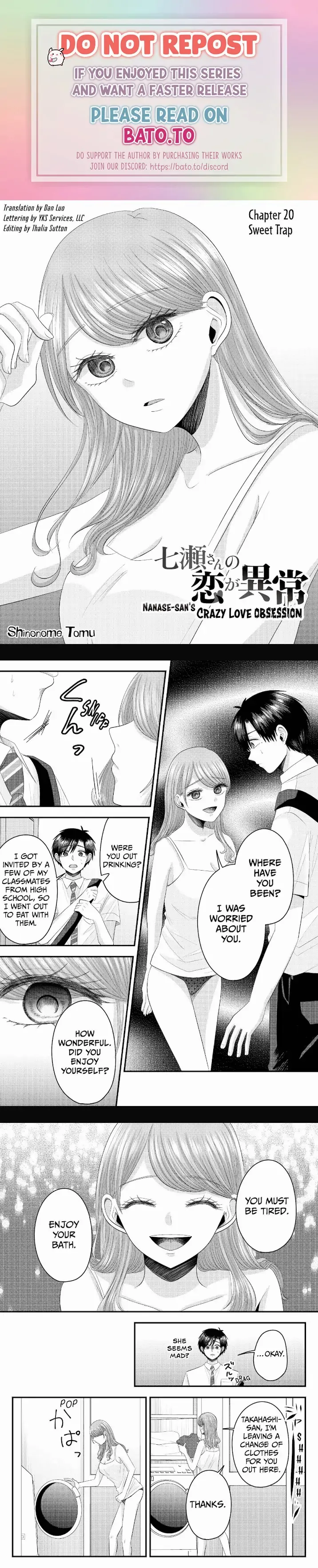 Nanase-San's Crazy Love Obsession Chapter 20 - Picture 1