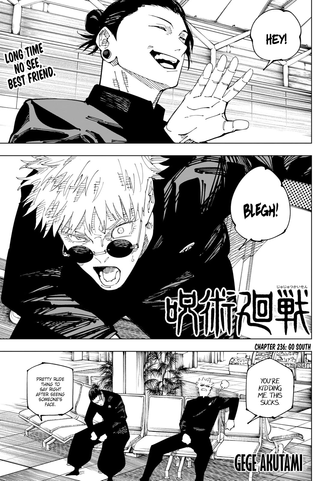 Jujutsu Kaisen Chapter 236: Go South - Picture 1