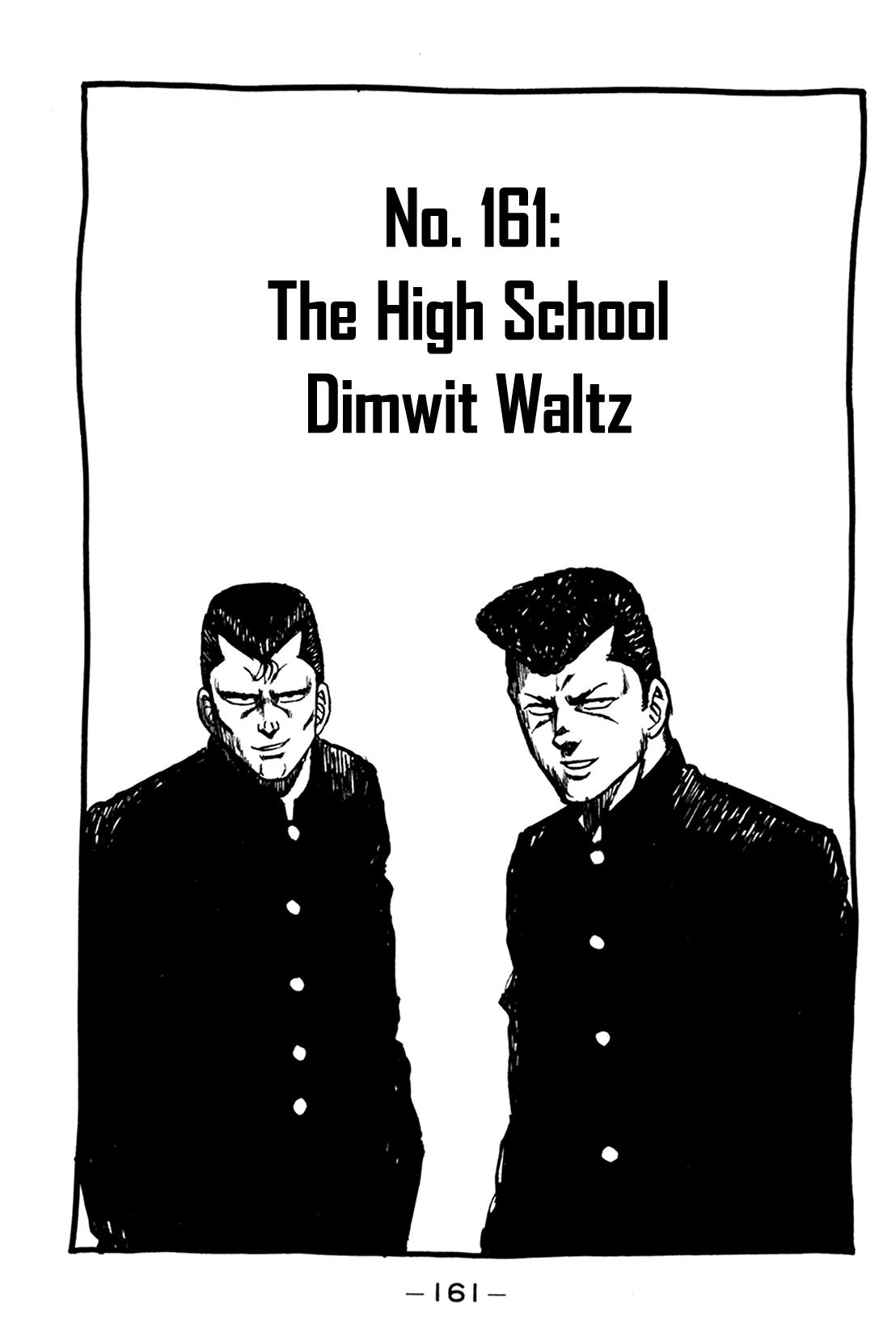 Be-Bop-Highschool Vol.22 Chapter 161: The High School Dimwit Waltz - Picture 1