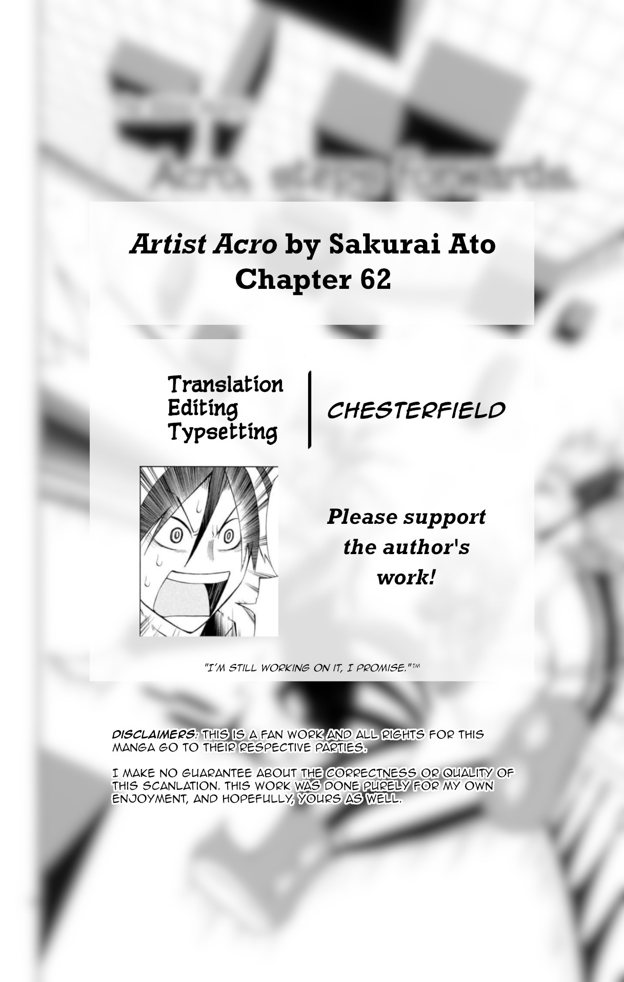 Artist Acro Vol.7 Chapter 62: Acro, Steps Forwards - Picture 3