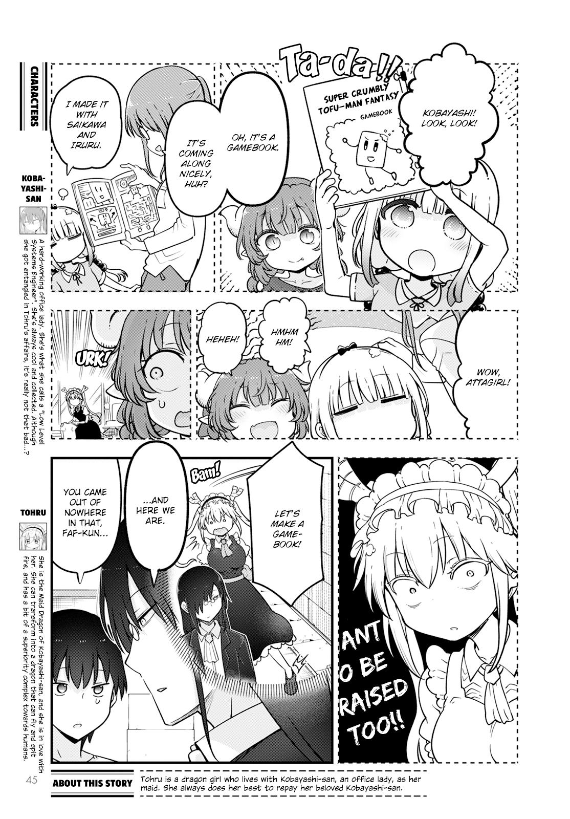 Kobayashi-San Chi No Maid Dragon Chapter 136: Tohru And Their Gamebook - Picture 3