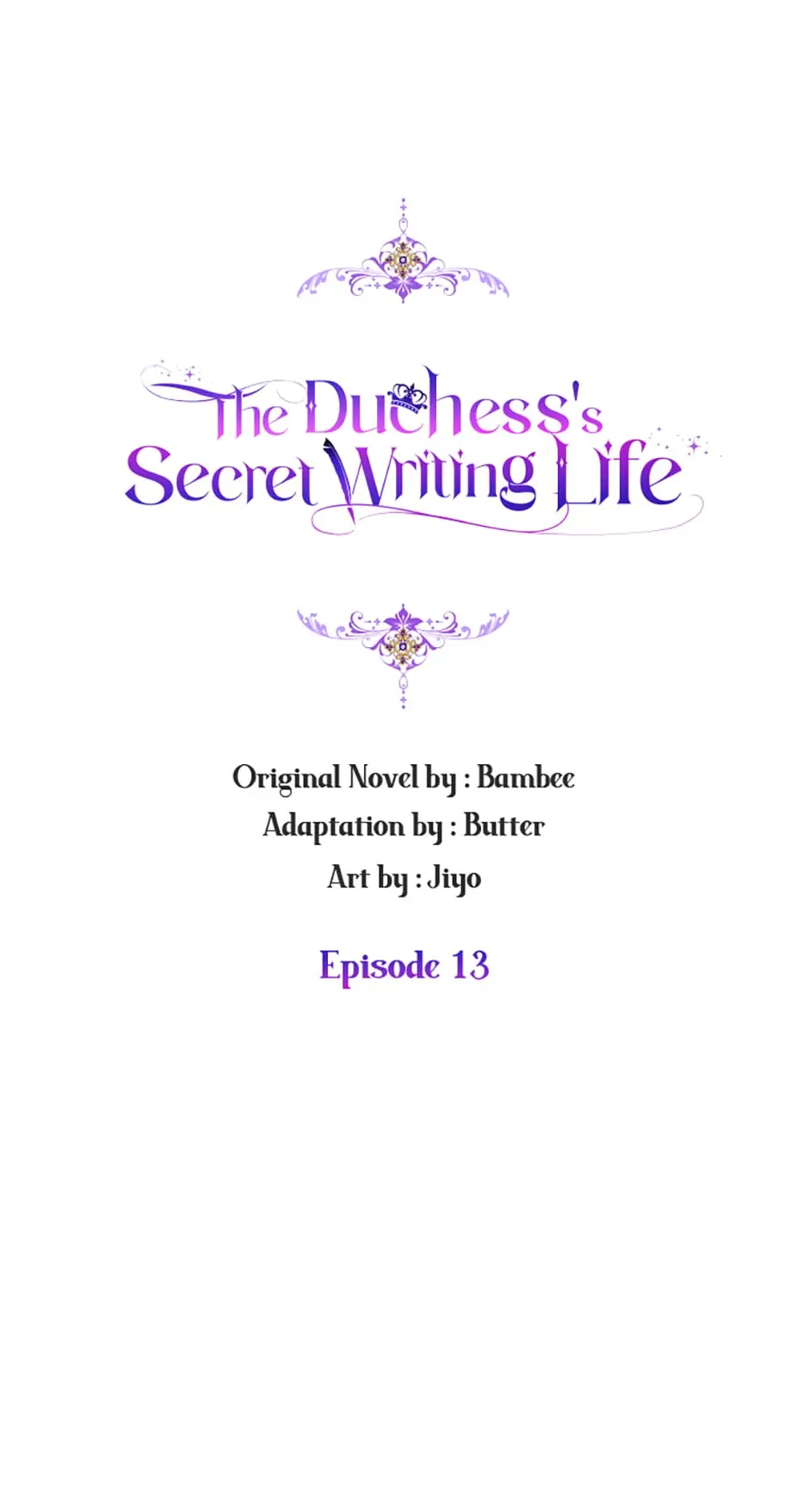 The Duchess' Secret Writing - Page 1