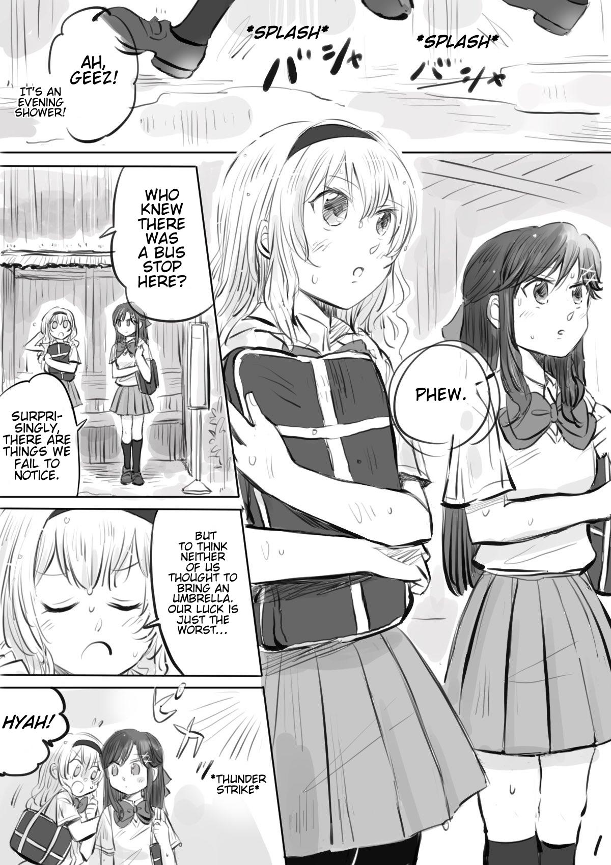 Maya And Claudine (Mayakuro) Short Comics Compilation Chapter 46: A Sudden Evening Shower - Picture 1