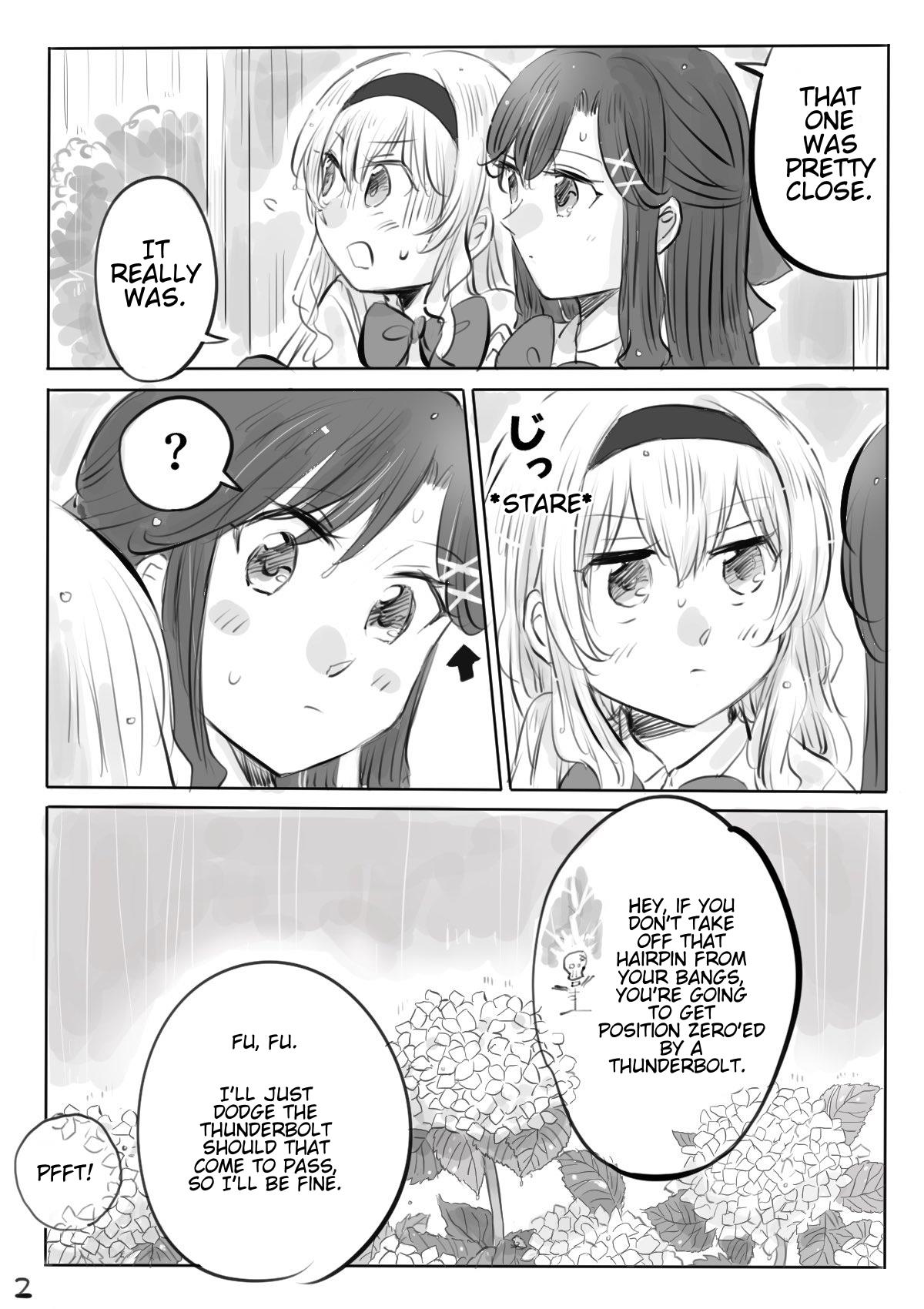 Maya And Claudine (Mayakuro) Short Comics Compilation Chapter 46: A Sudden Evening Shower - Picture 2