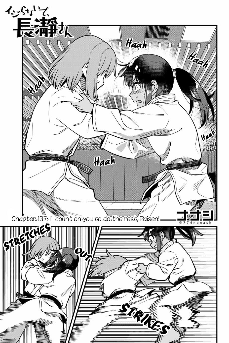 Ijiranaide, Nagatoro-San Chapter 137: I'll Count On You To Do The Rest, Paisen! - Picture 1