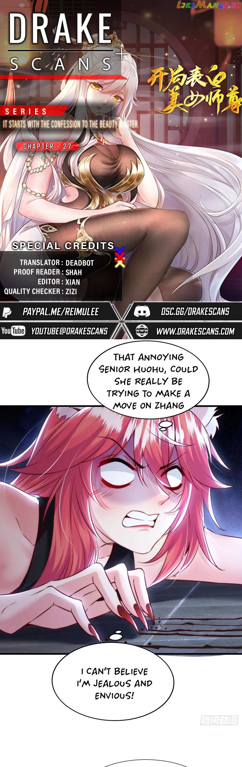 It Starts With The Confession To The Beauty Master - Page 1