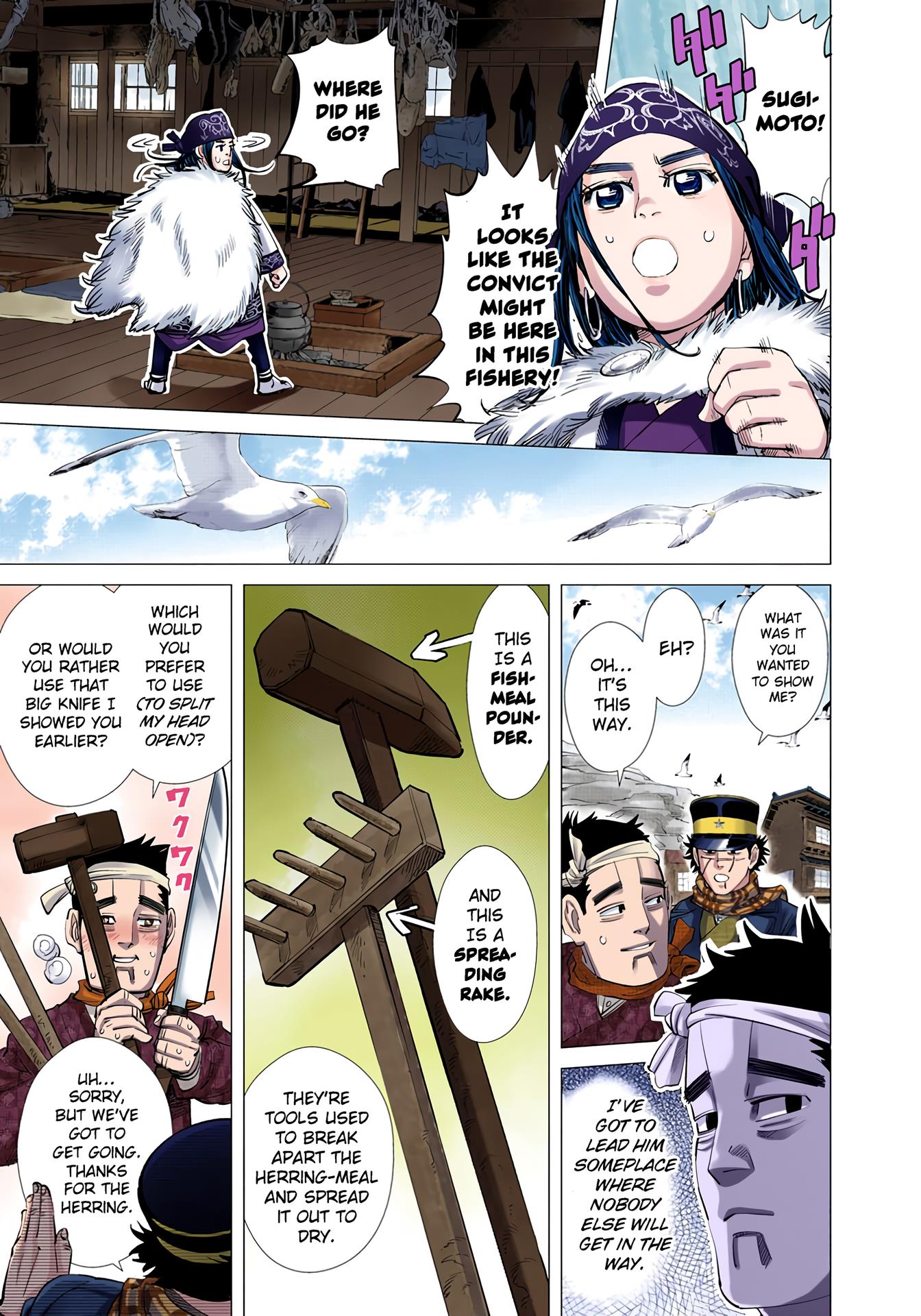 Golden Kamuy - Digital Colored Comics Vol.5 Chapter 40: Herring Mansion - Picture 3