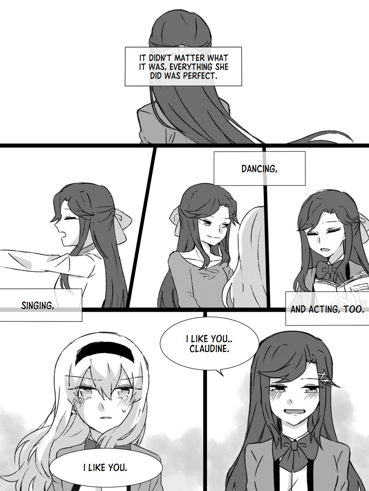 Maya And Claudine (Mayakuro) Short Comics Compilation Chapter 53: Laughed Sad And Happy / First Snow / Demon Blade Au - Picture 2