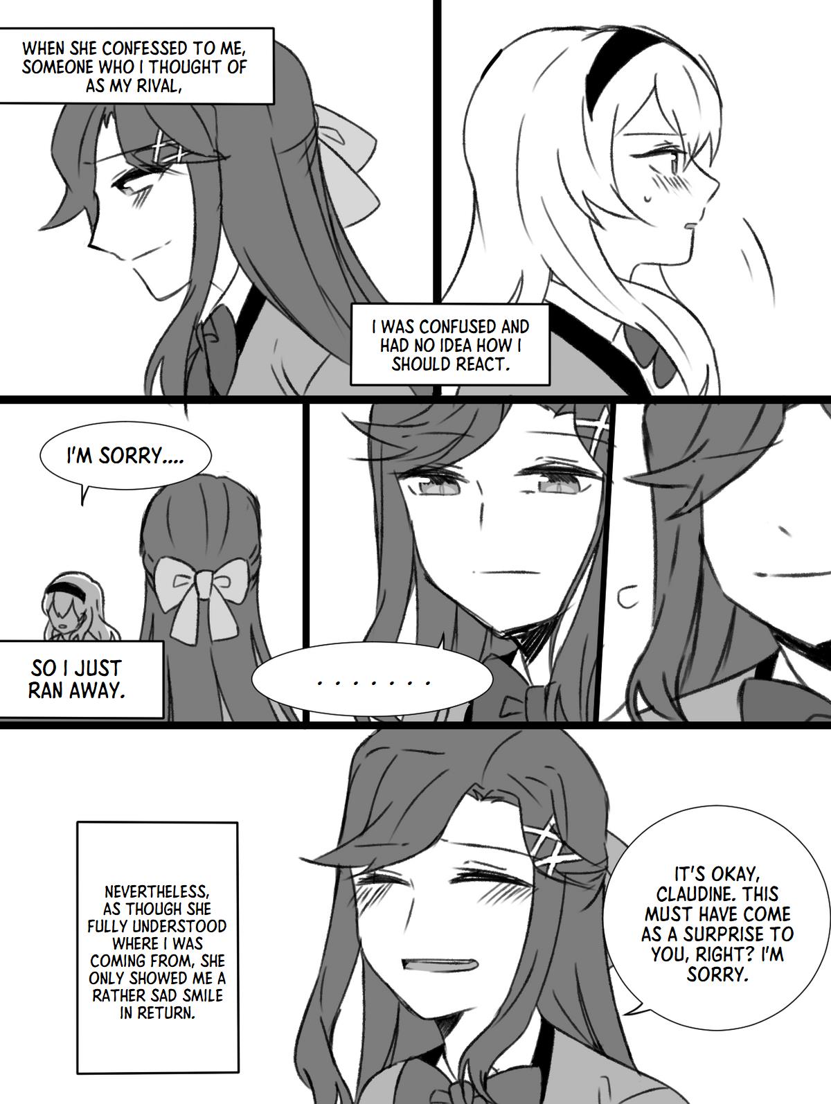 Maya And Claudine (Mayakuro) Short Comics Compilation Chapter 53: Laughed Sad And Happy / First Snow / Demon Blade Au - Picture 3